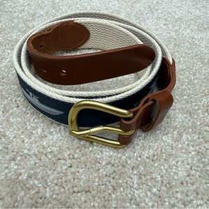 Leather Man Limited golf Belt boats mens size 38 (1.25" wide)